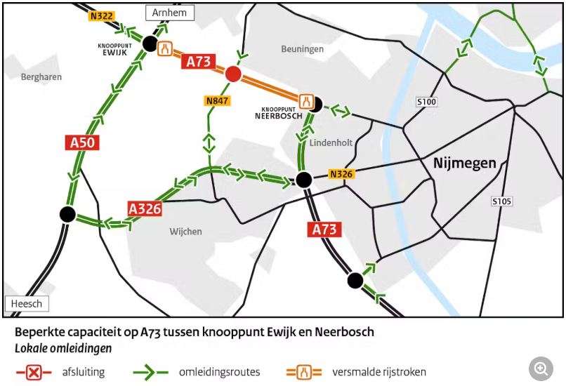 A73 fase 2 van de werkzaamheden